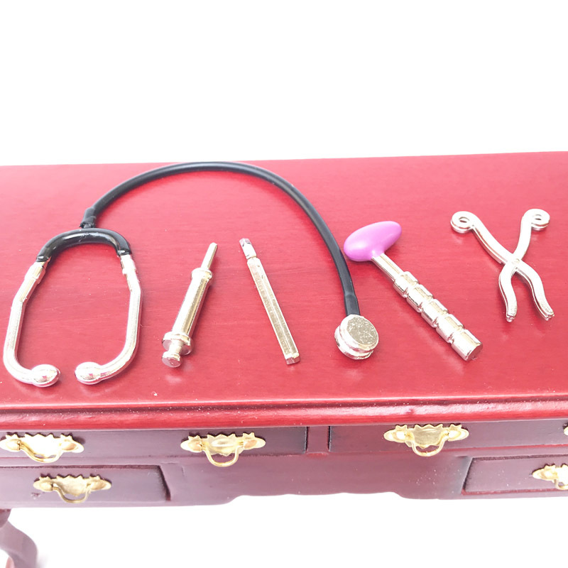 Kids Toys Doctor Set - สําหรับ 15/17 ซม.Labubu เสื้อผ้าหูฟังชุดอุปกรณ์เสริมหมอของเล่นเด็กเล่น House MINI