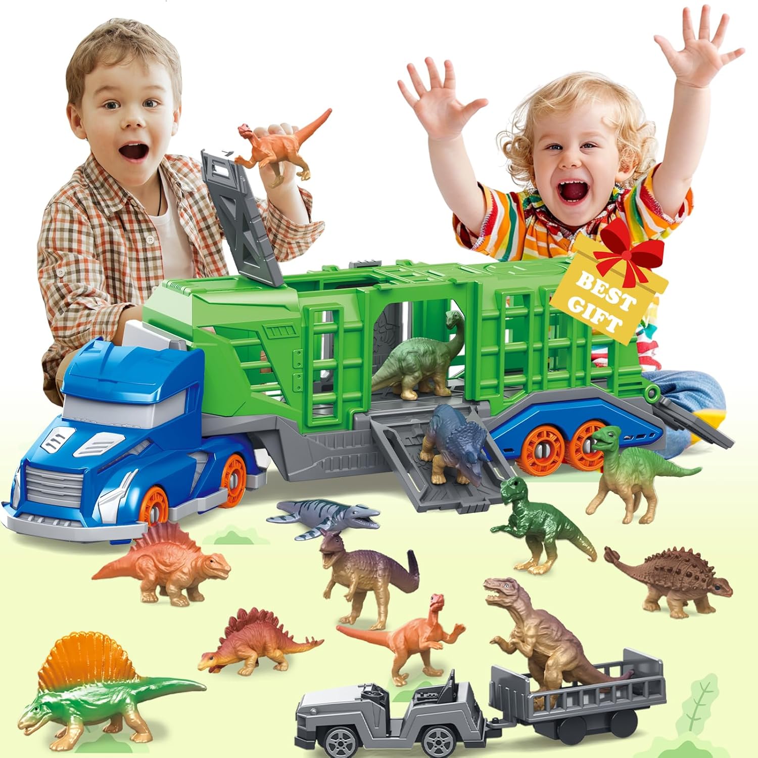 ชุดของเล่นรถขนส่งสัตว์ไดโนเสาร - Sandbox Play Set บทวิจารณ์และราคา