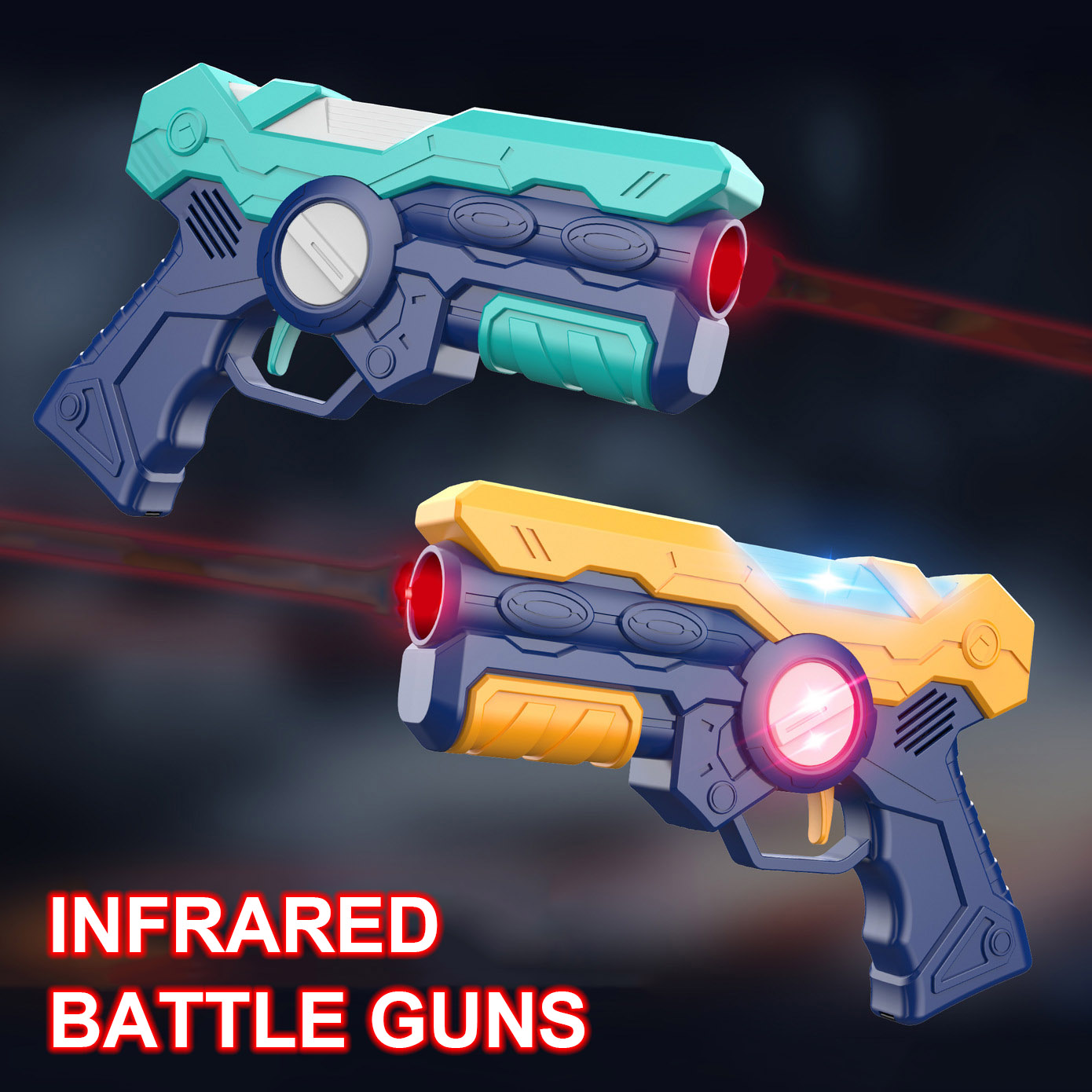 ปืนของเล่นอินฟราเรด ชุดปืนเลเซ - Laser Tag Set Kids บทวิจารณ์และราคา