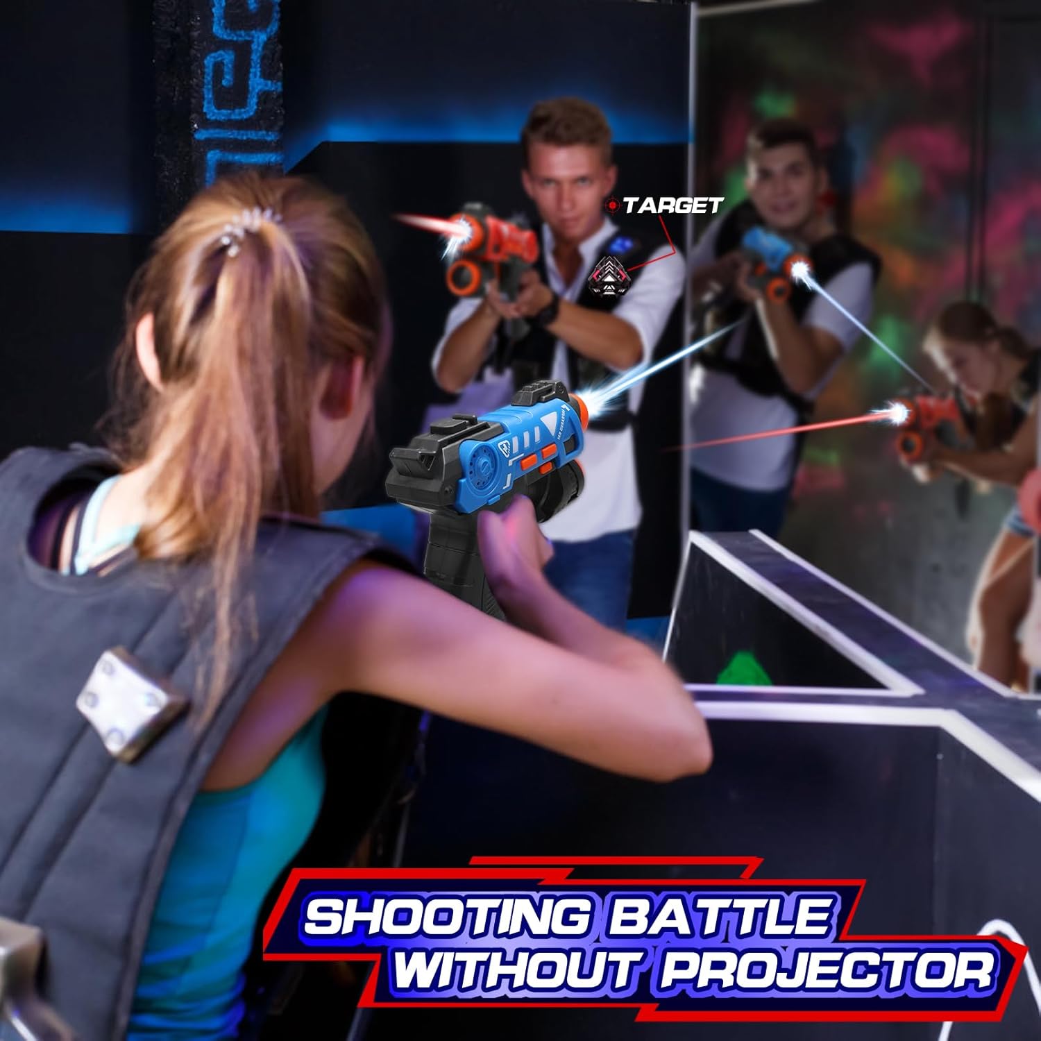 CSTAG โปรเจคเตอร์เป็ด UFO การล - Laser Tag Set Kids บทวิจารณ์และราคา