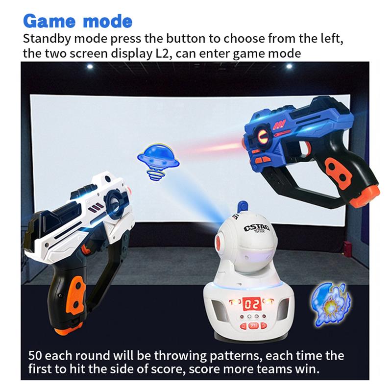 ไฟฟ้าเลเซอร์แท็กปืนของเล่นอินฟ - Laser Tag Set Kids บทวิจารณ์และราคา