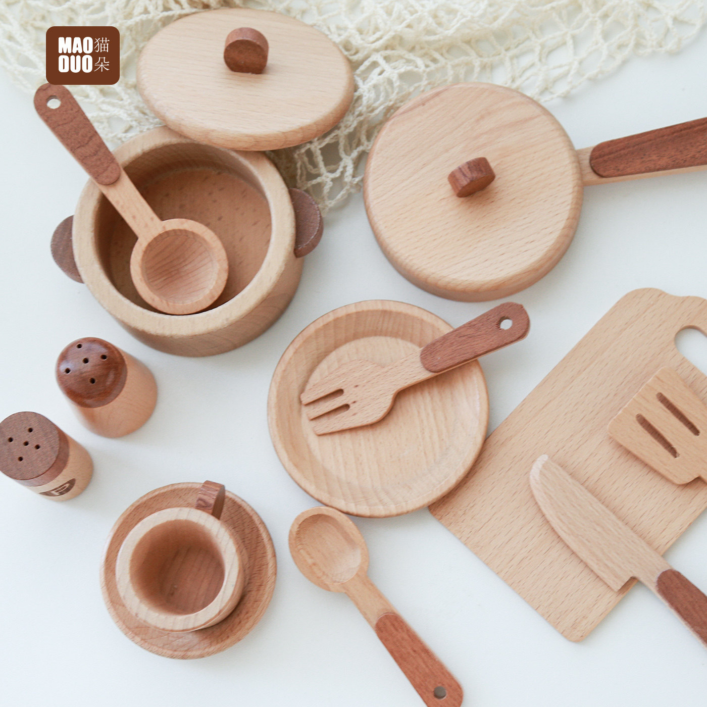 ชุดครัวไม้บีชสำหรับเด็กของเล่น - Kids Toys Kitchen Set บทวิจารณ์และราคา