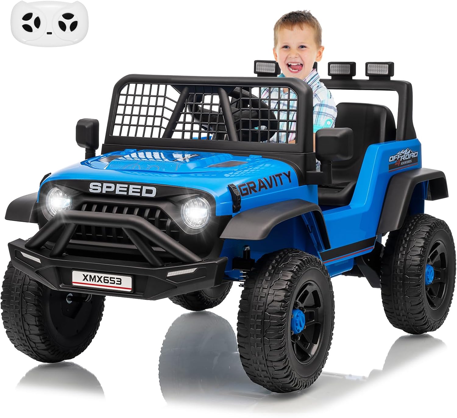 รถจี๊ปไฟฟ้าสำหรับเด็กแบบที่นั่ - Kids Toys Jeep บทวิจารณ์และราคา