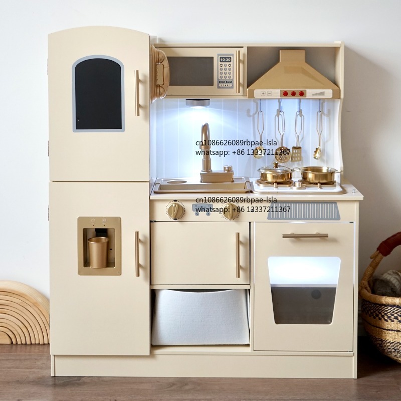 ชุดครัวไม้เสริมพัฒนาการสำหรับเ - Kids Toys Kitchen Set บทวิจารณ์และราคา