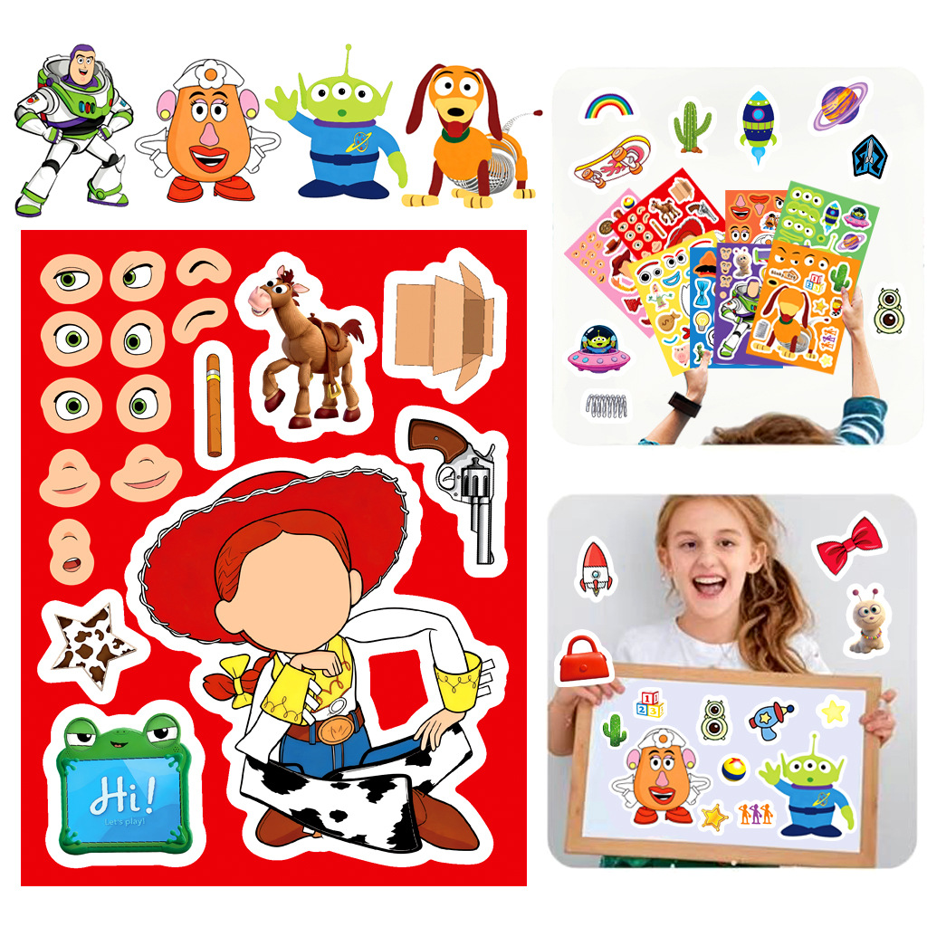 สติกเกอร์การ์ตูน 8/16 แผ่น สร้ - Kids & Toys Expo Saudi Arabia บทวิจารณ์และราคา