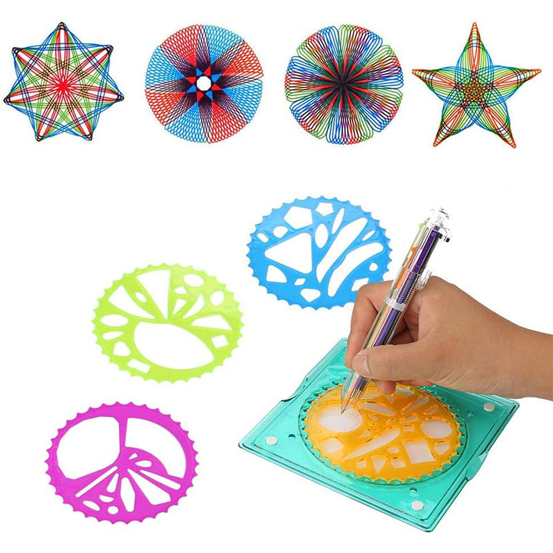 ไม้บรรทัดเรขาคณิต 5 in 1 แบบเก - Kids Toys Under £5 บทวิจารณ์และราคา