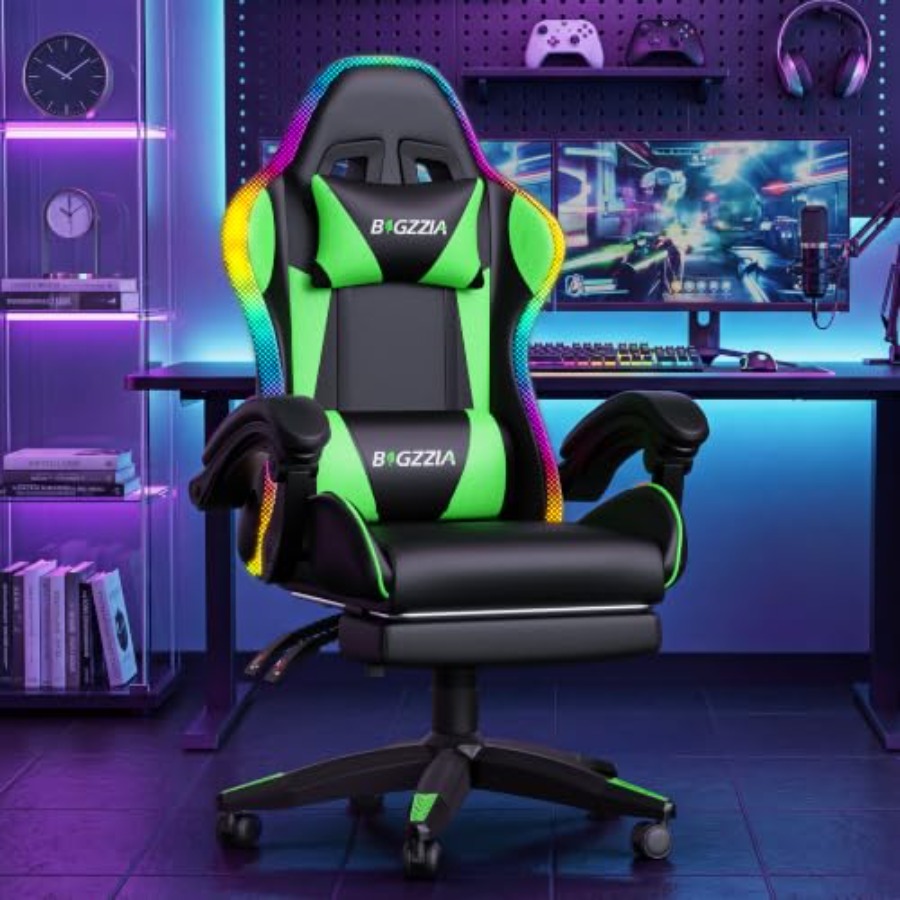 เก้าอี้เกมมิ่ง RGB พร้อมที่วาง - Kids & Toys Expo Saudi Arabia บทวิจารณ์และราคา