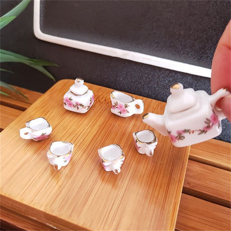 1:12 1:6เซรามิกสำหรับบ้านตุ๊กต - Kids Toys Kitchen Set บทวิจารณ์และราคา