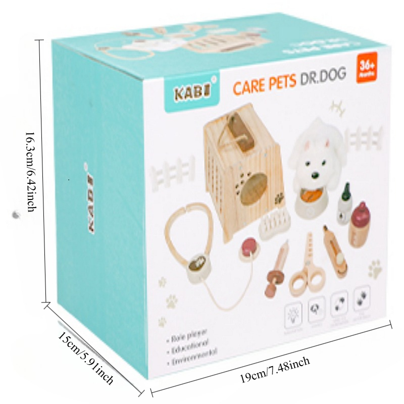 ชุดหมอสัตว์เลี้ยงไม้ ของเล่นเส - Kids Toys Doctor Set บทวิจารณ์และราคา
