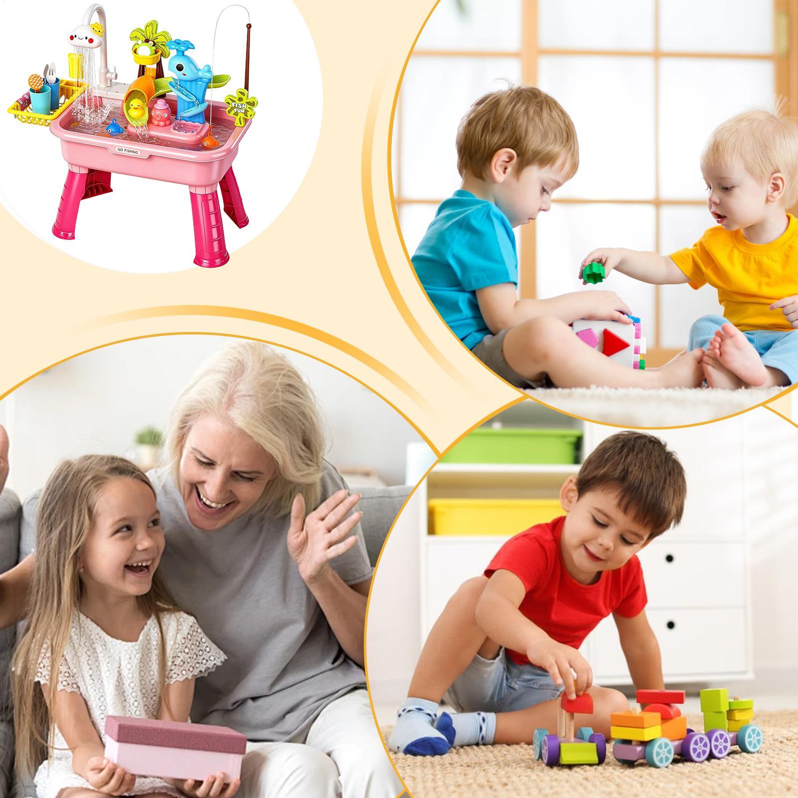 อ่างล้างจานไฟฟ้าสำหรับเด็กพร้อ - Kids Toys Kitchen Set บทวิจารณ์และราคา