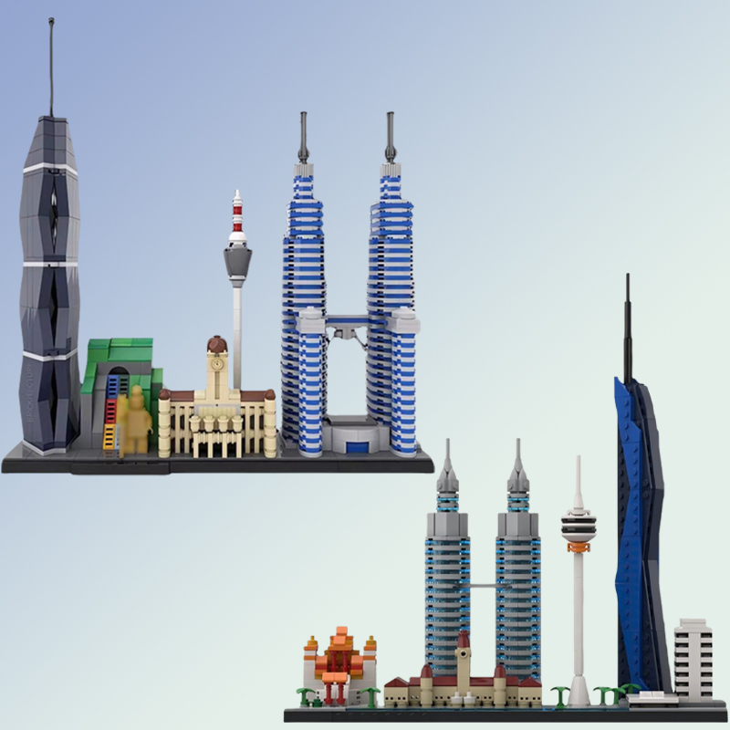 ตัวต่ออาคารเมืองมาเลเซีย โมเดล - Kids Toys Malaysia บทวิจารณ์และราคา